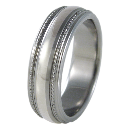Crescent Silver Inlay