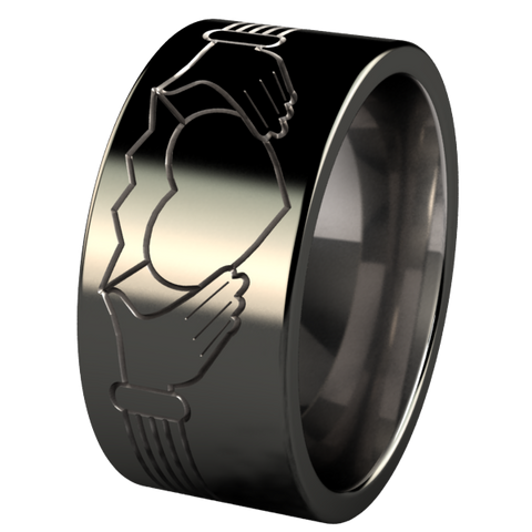 Claddagh - Black Two Toned