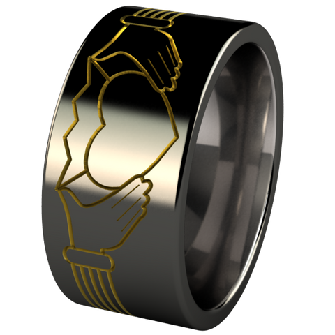 Claddagh Black and Colored