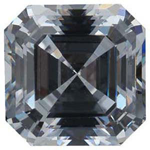 Cubic Zirconia - Asscher cut