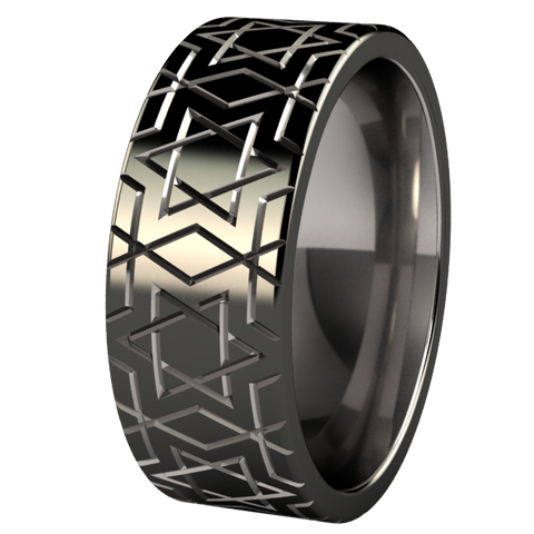 Magen David - Black Two Toned