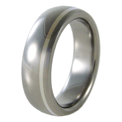 Zazu White Gold Inlay
