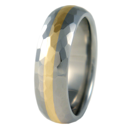 Crater Yellow Gold Inlay